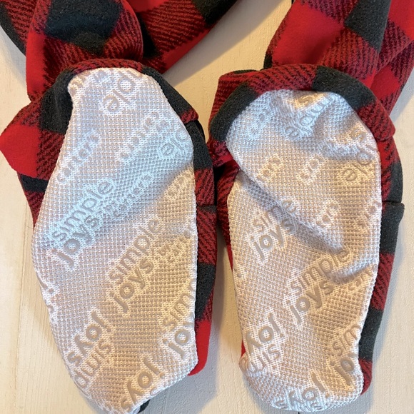 Carters Simple Joys Buffalo Plaid Holiday Unisex Reindeer Pajamas 3T - Picture 4 of 4